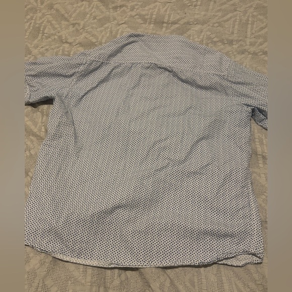 Michael Brandon Los Angeles Button Down Shirt Adult Large Short Sleeve Slim Fit - Picture 4 of 4